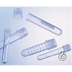 Provette cilindriche sterili confezione singola GREINER BIO-ONE in polipropilene graduata con tappo a vite ventilato ml  5 dim.mm.12x75 cf.1000 pz. 